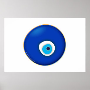 Poster Oeil malin, symbole de protection
