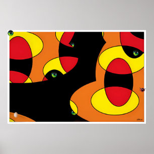 Poster Oeuf dans vos yeux II