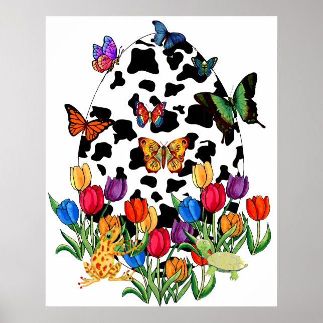 Poster Oeuf de Pâques (Devant)