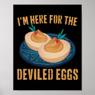 Poster Oeuf Dévasté Thanksgiving nourriture Pilgrim Costu