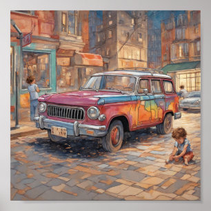 Poster OEuvre automobile
