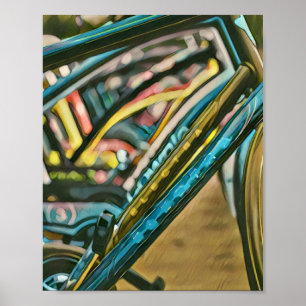 Poster OEuvre cycliste