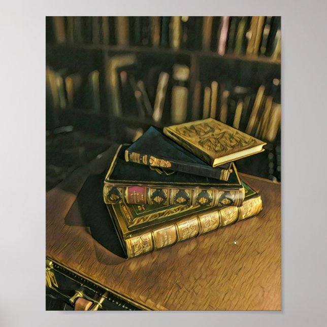 Poster OEuvre d'amoureux du livre (Devant)