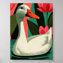 Œuvre d'art botanique de l'étang de lotus au canar