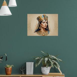 Poster Œuvre d'art de la Reine Égyptienne – L'Esprit de l