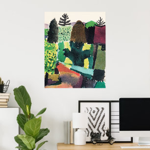 Poster Œuvre d'art de Paul Klee, Parc,