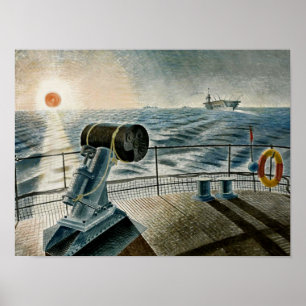 Poster Œuvre d'art de Ravilious - Le Soleil de minuit