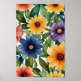 Poster Œuvre d'art murale au charme vintage classique