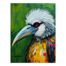 Œuvre d'art murale de l'aigle des Philippines – Es