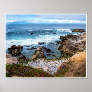 Poster Œuvre d'art murale de littoral rocheux Impressio