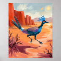 Œuvre d'art murale de paysage du sud-ouest Desert