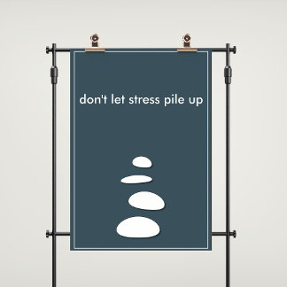 Poster Œuvre d'art murale de spa moderne minimaliste