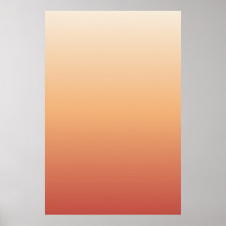 Poster Œuvre d'art murale minimaliste à dégradé doux