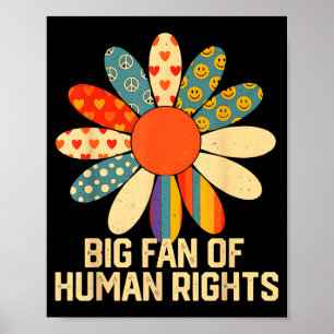 Poster Œuvre d'art sur les droits de l'homme et l'égalité