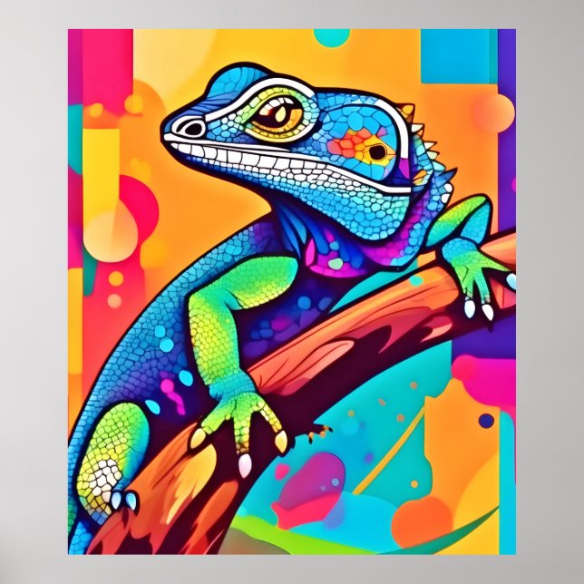 Poster Oeuvre de Lizard (Devant)