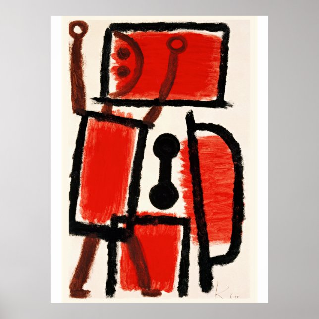 Poster Oeuvre de Paul Klee, Locksmith (Devant)
