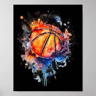 Poster Oeuvre d'esquisse Boucle d'esquisse Aquarelle colo