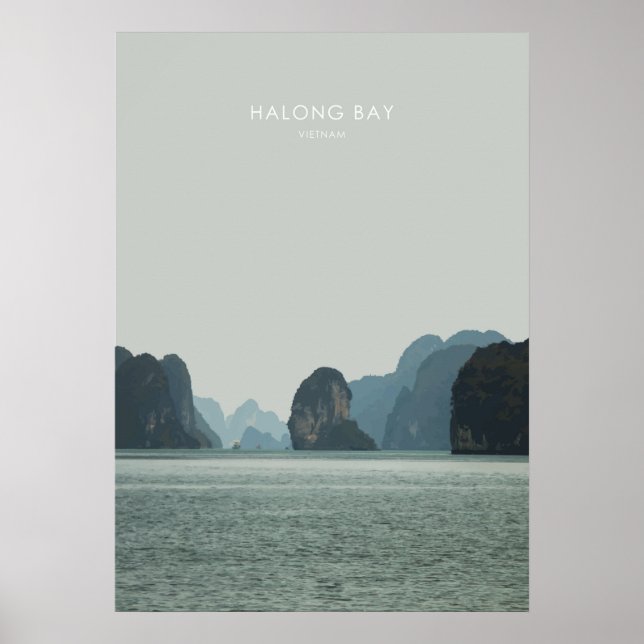 Poster OEuvre d'Halong Bay, Vietnam Travel (Devant)