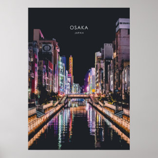 Poster OEuvre d'Osaka, Japon Travel