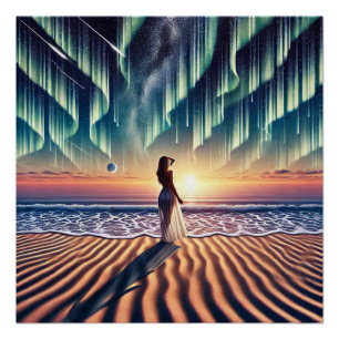 Poster OEuvre murale acrylique