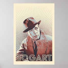 Poster Oeuvre vectorielle Humphrey Bogart
