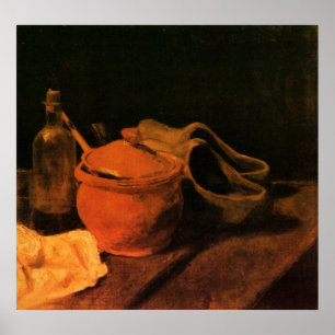 Poster Oeuvres d'art, Bouteilles et Clochons de Vincent v