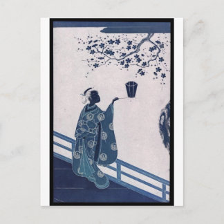Poster of Japanese Painting c. Ende der 1760er Jah Postkarte