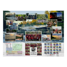 Poster of the Canoe Trails 2023 Kanadische Reise
