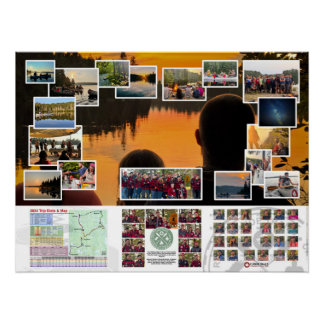 Poster of the Canoe Trails 2024 Kanadische Reise