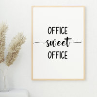 Office Sweet Office Wall Art