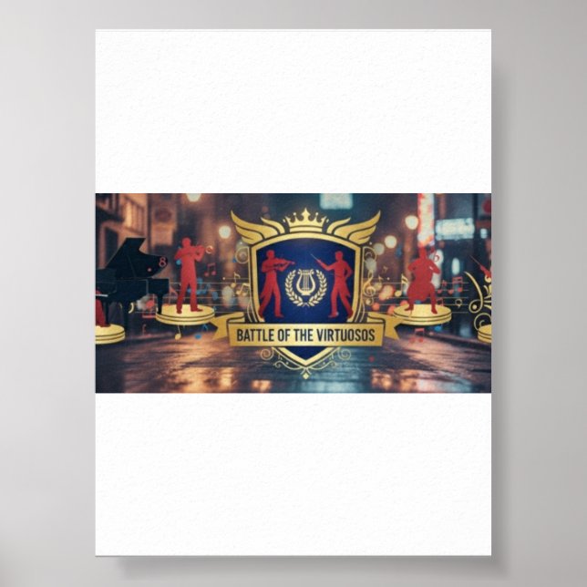 Poster Official Battle of the Virtuosos  (Devant)
