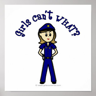 Poster Officier de police