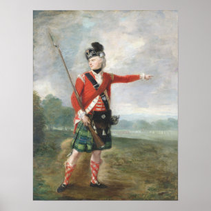 Poster Officier du 73e pied