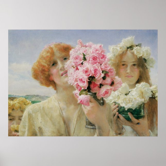 Poster Offre d'été par Sir Lawrence Alma-Tadema (Devant)