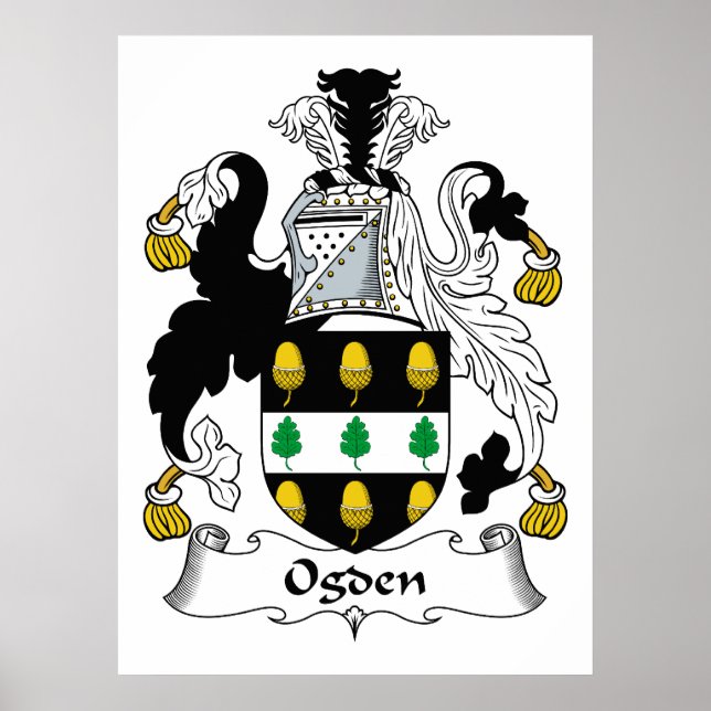 Poster Ogden Family Crest (Devant)
