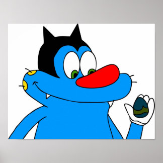 Poster Oggy Pâques Et Les Cockroaches