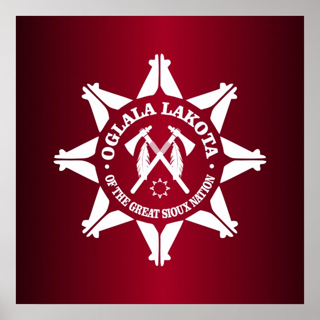 Poster Oglala Lakota (Devant)