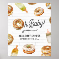 Oh Baby Bottles & Bagels Baby shower Bienvenue
