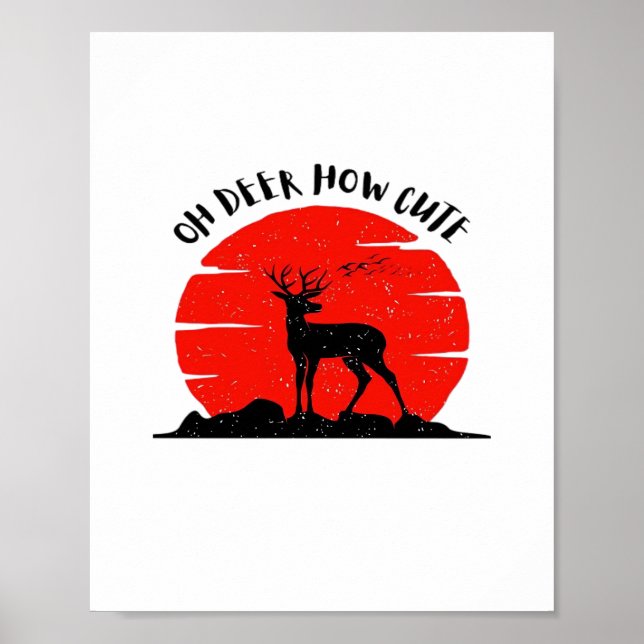 Poster Oh Cerf Style Mignon  (Devant)
