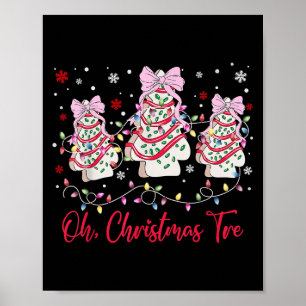 Poster Oh Christmas Tree Cakes Debbie Becky Jen Snack Cak