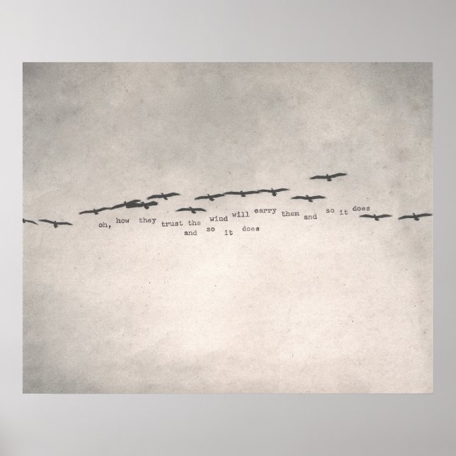 Poster "oh, comment ils font confiance" (Devant)