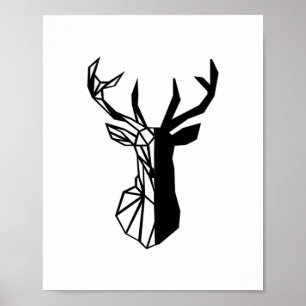 Poster Oh Deer Soft Minimal Vibe