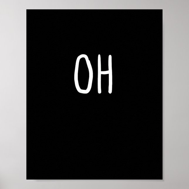 Poster Oh Deer Trendy Halloween Style  (Devant)