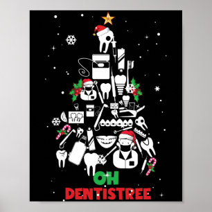 Poster Oh Dentistree Dentist Dental Teintures Dental Arbr