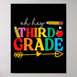 Poster Oh Hé 3e année Troisième année Retour à l'école