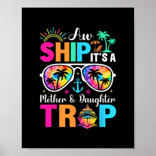 Poster Oh mince c'est un voyage mère et fille Mère Fille