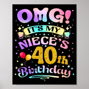 Poster Oh mon dieu, c'est les 40 ans de ma nièce Joyeux 4