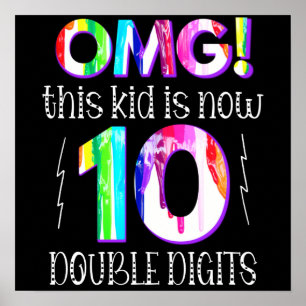 Poster Oh mon Dieu ! Cet Enfant Est Maintenant 10 Double 
