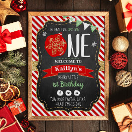 Poster Oh Quel Amusement D'Être Un ! Noël 1er anniversair