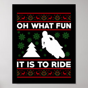 Poster Oh Quelle Joie De Rouler En Moto Cross